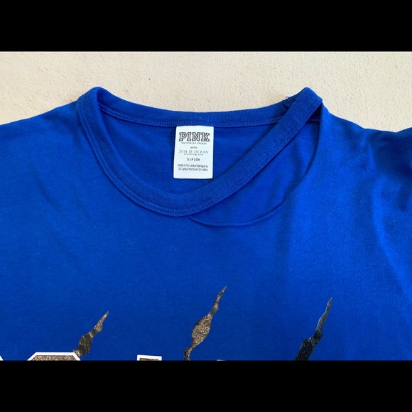 VS PINK KY Kentucky Cats Wildcats Crop Top Shirt S - Picture 12 of 15